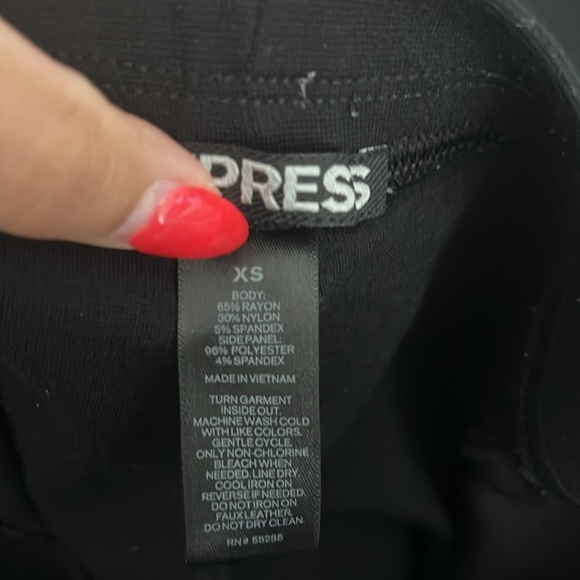 💛 bundle $6- express half leather legging size XS - Picture 5 of 5